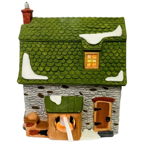 Dept 56 White Horse Bakery Dickens Village VTG 1988 Heritage Collection Cord Box - Picture 7 of 15